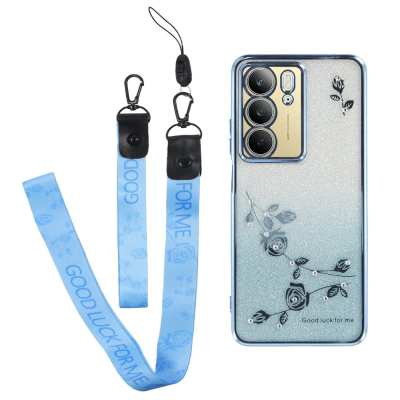 Realme C75 Strass Lanyard hoesje KADEM