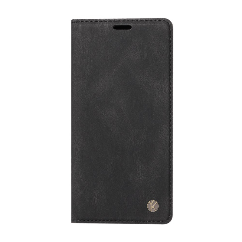 Flip cover Xiaomi Redmi Note 14 4G Tan Suede Effect YKATU