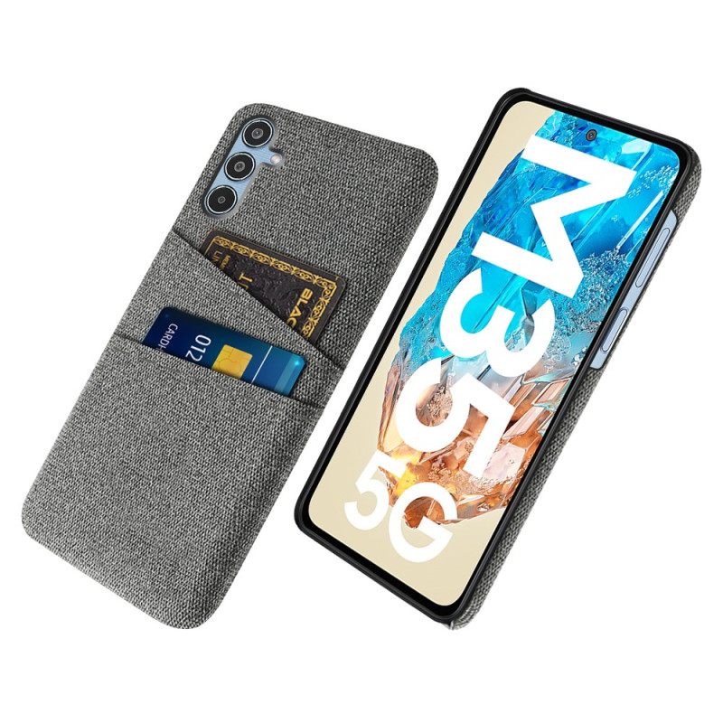 Samsung Galaxy M35 5G Hoesje Stoffen Kaartetui