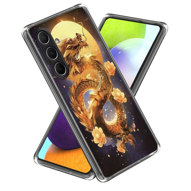 Samsung Galaxy A56 5G Goud Draak Case