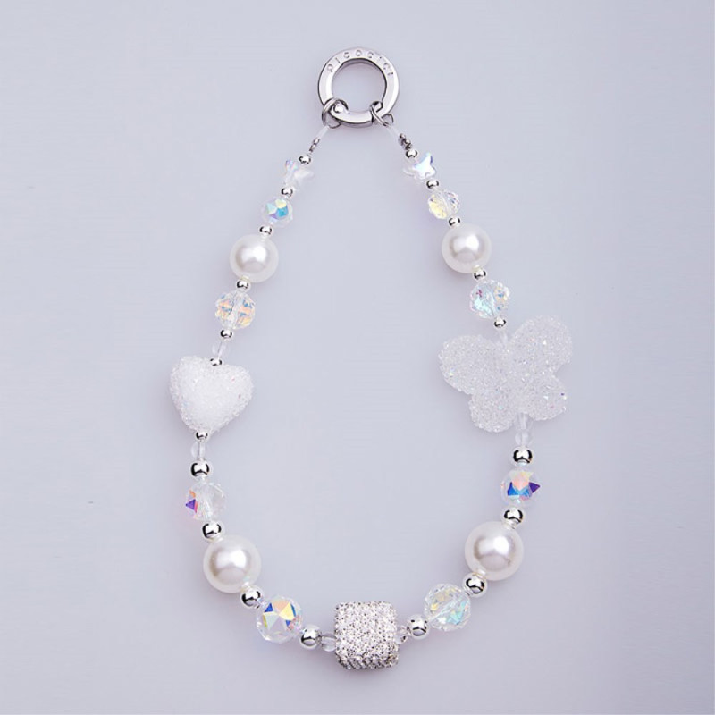 Strass en Parel Smartphone Armband