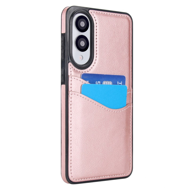 Samsung Galaxy S25 Edge Leren Look Hoesje met Kaarthouder