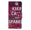 Samsung Galaxy J6 Plus Hoesje Keep Calm and Sparkle