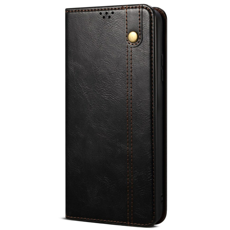 Flip cover Samsung Galaxy M16 5G kunstleer gewaxt