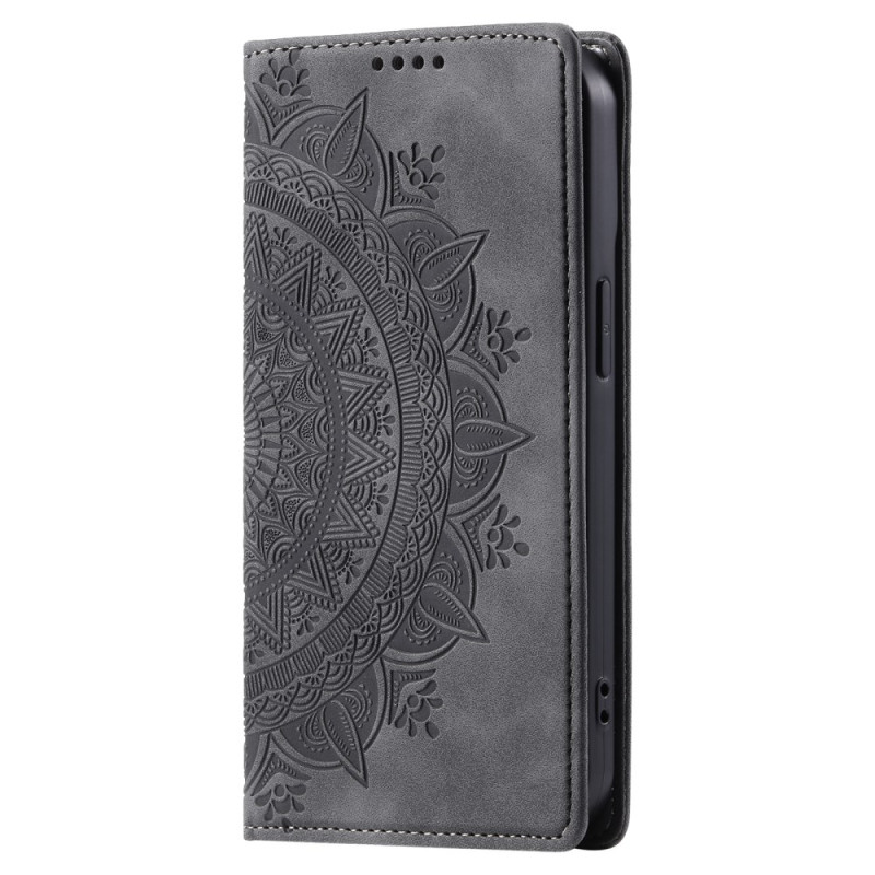 Flip cover Nothing Phone (3a) Suede effect Mandala