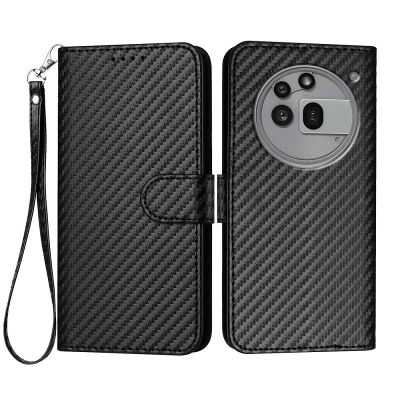 Nothing Telefoonhoes (3a) Pro Textuur Koolstofvezel