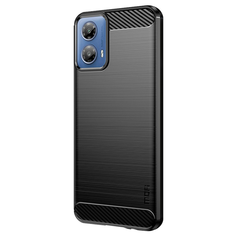 Moto G45 5G / G34 5G Geborsteld Koolstofvezel Hoesje MOFI