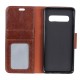 Samsung Galaxy S10 hoesje glanzend leer effect Samsung Galaxy S10 hoesje glanzend leer effect