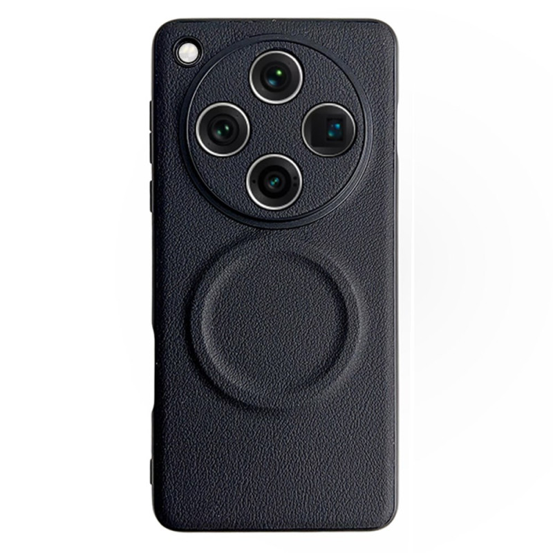 Oppo X8 Pro 5G MagSafe compatibel leren hoesje