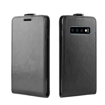 Samsung Galaxy S10 opvouwbaar lederen effect case