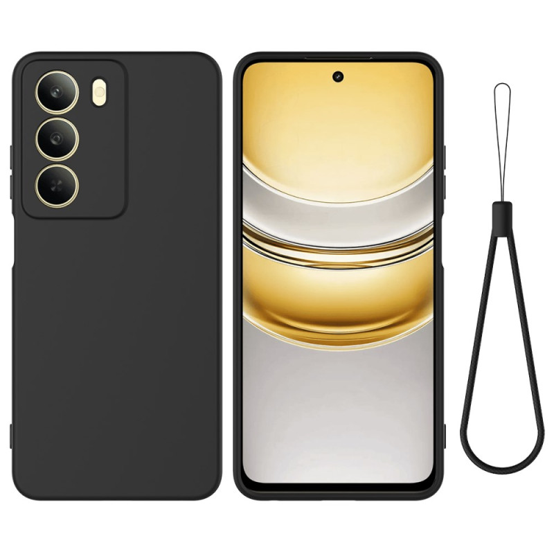 Realme 14X 5G Vloeibare Silicone Cover met Koord