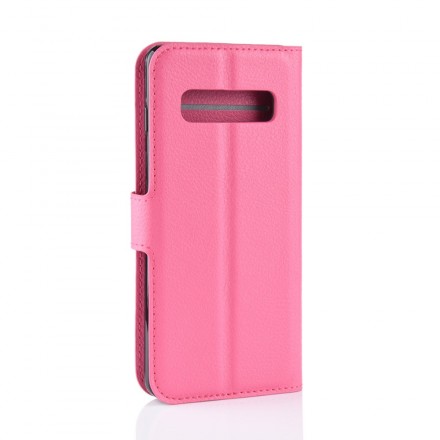Samsung Galaxy S10 Retro Kunstleer Hoesje Samsung Galaxy S10 Retro Kunstleer Hoesje