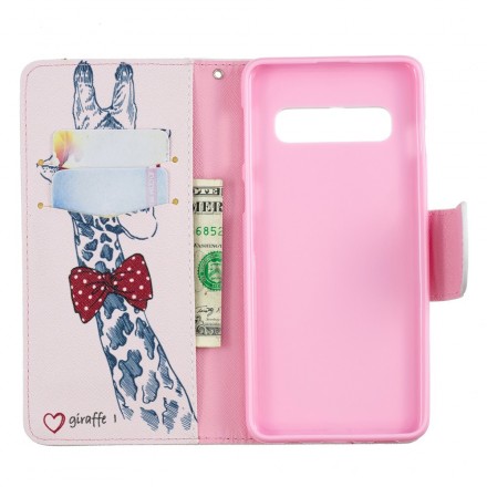 Samsung Galaxy S10 Intello Giraffe Hoesje