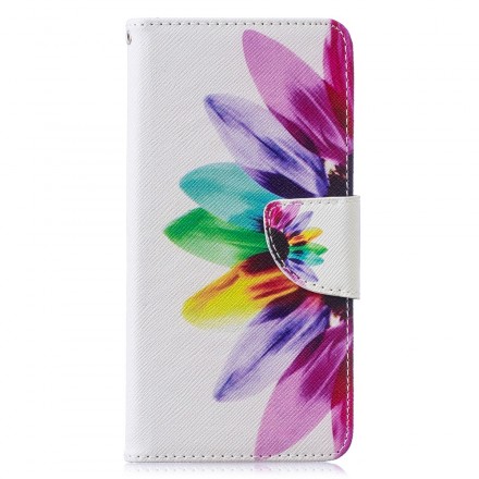 Samsung Galaxy S10 Waterverf Bloem Hoesje