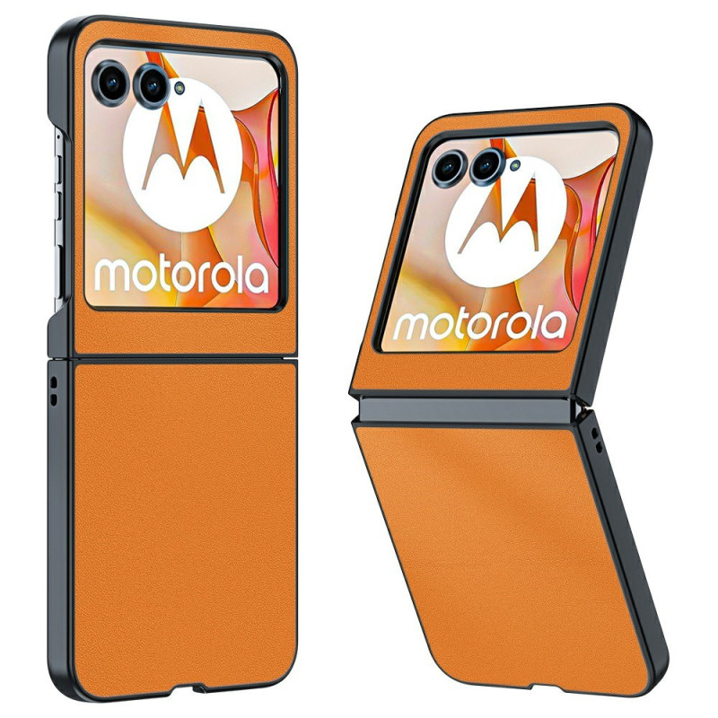 Beschermhoes Motorola Razr 60 Ultra Fijn Leder Effect