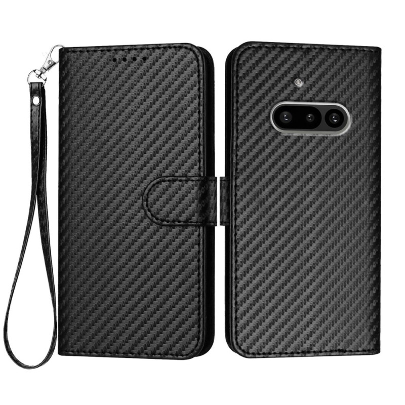Nothing Telefoonhoesje (3a) Koolstofvezel met Koord

