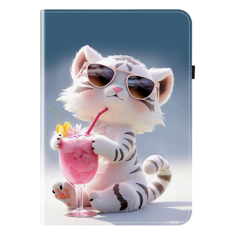 Samsung Galaxy Tab S10 Plus / S9 FE Plus / S9 Plus Tiger Design Hoesje