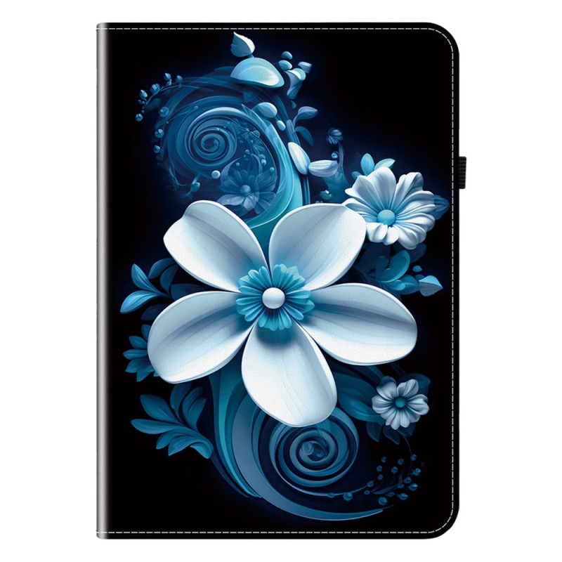Samsung Galaxy Tab S10 Plus / S9 FE Plus / S9 Plus Wit Gebloemd Hoesje