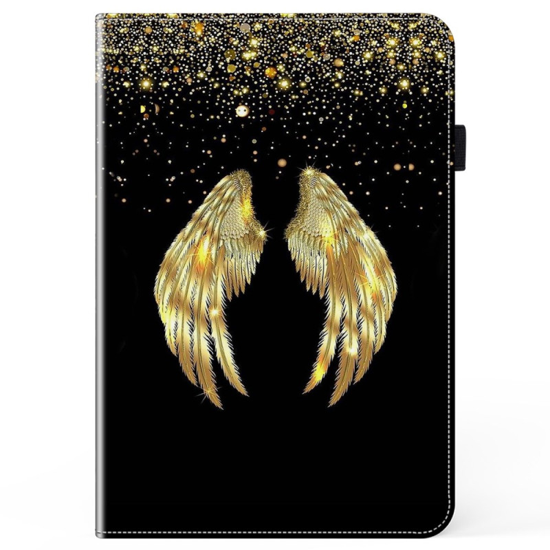 Samsung Galaxy Tab S10 Plus / S9 FE Plus / S9 Plus Gouden Vleugels Hoesje