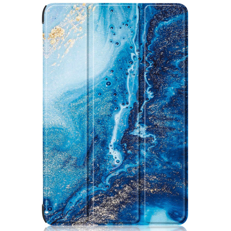 Slimme Samsung Galaxy Tab S10 Plus / S9 Plus Stylus Portemonnee Hoesje Koraal