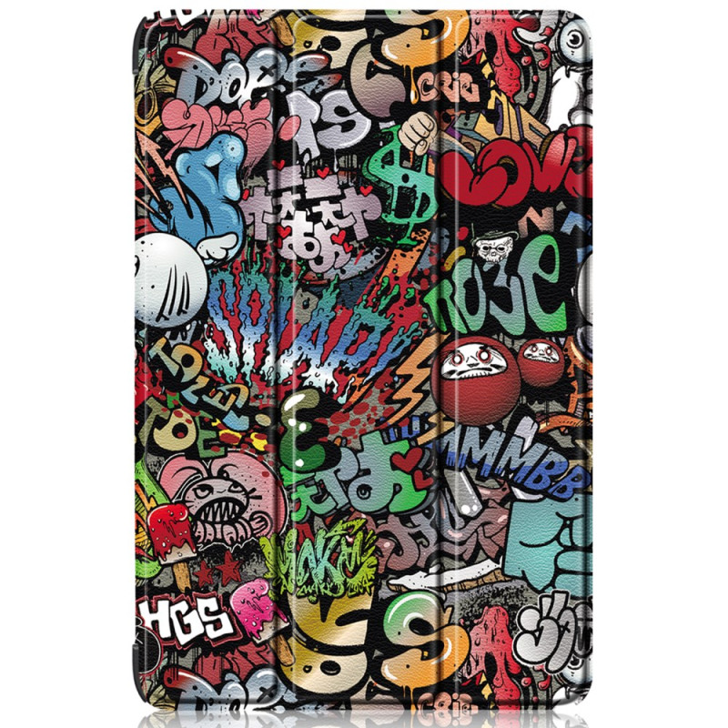 Slimme Samsung Galaxy Tab S10 Plus / S9 Plus hoes Graffiti