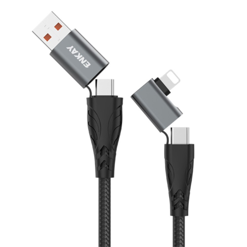 ENKAY 2m 4-in-1 Snellaadkabel