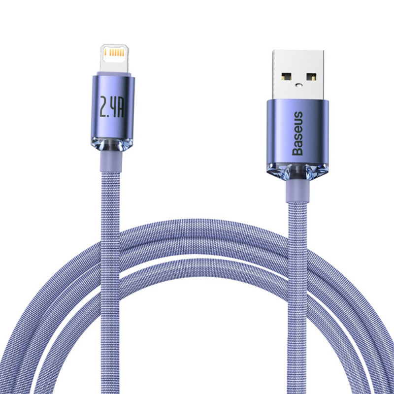USB naar iP Crystal Shine serie BASEUS datakabel - 2m