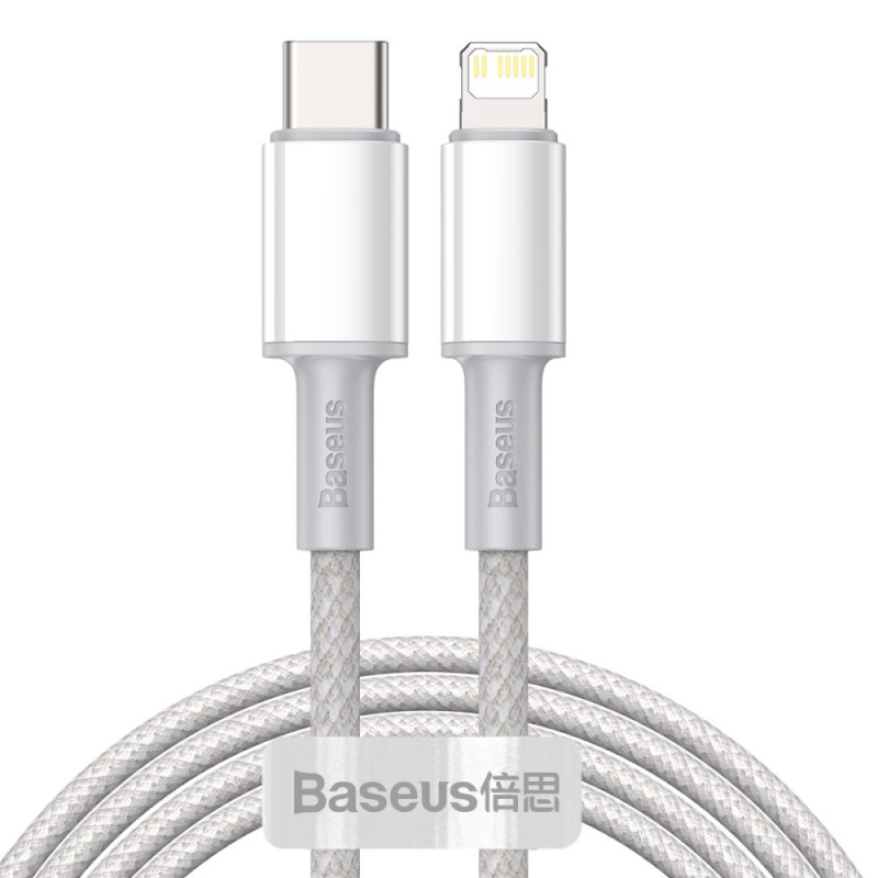 Type-C Snellaad- en Datakabel naar iP PD 20W BASEUS - 2m