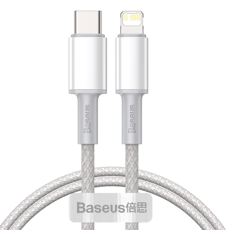 Type-C Snellaad- en Datakabel naar iP PD 20W BASEUS - 1m