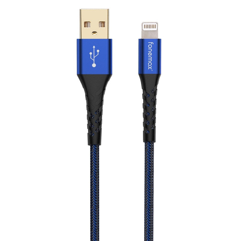FONEMAX USB naar Lightning Quick Charge kabel - 0,2m