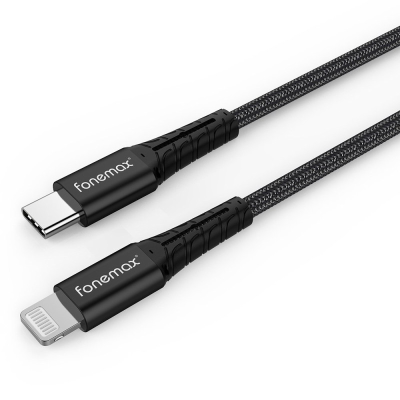 FONEMAX Type-C naar Lightning Quick Charge kabel - 2m