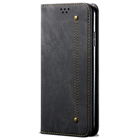 Flip cover Poco C71 Jeans Stof