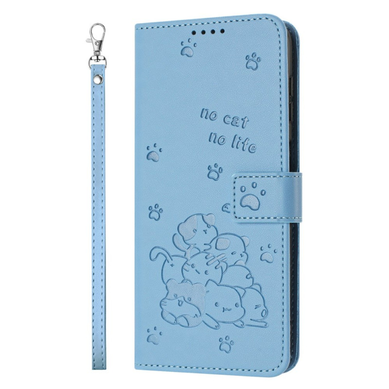 Xiaomi Redmi A5 4G Cat Scene hoesje met bandje