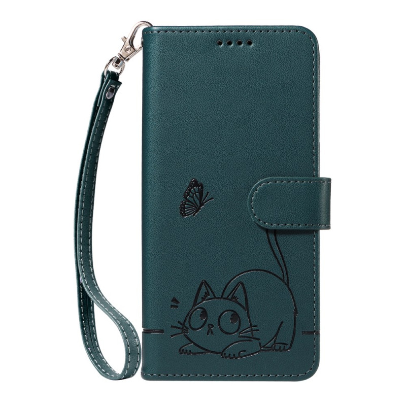 Honor 400 Lite Lucky Cat Strap Case