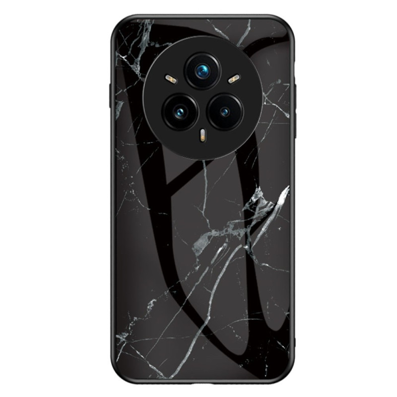 Realme 14 Pro Plus 5G Marmer Effect Gehard Glas Hoesje