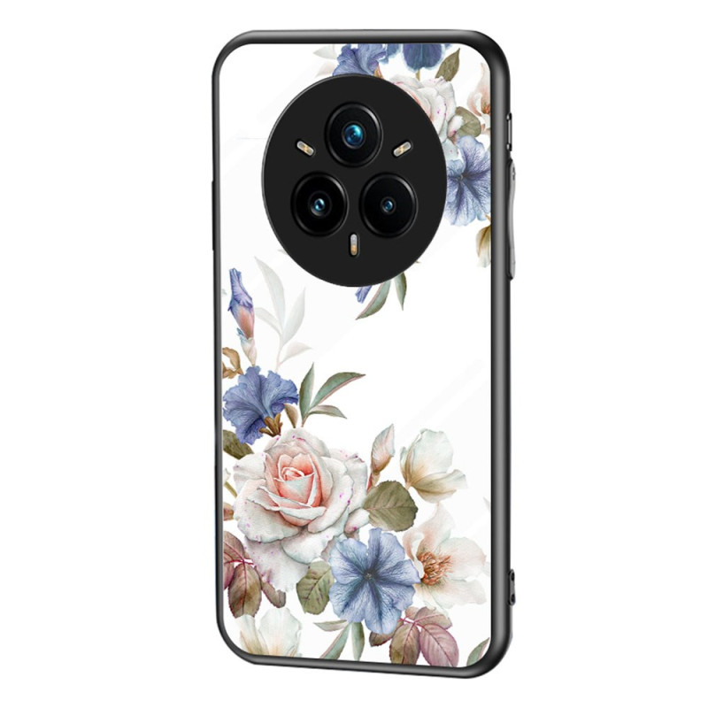 Realme 14 Pro Plus 5G Bloem Gehard Glas Hoesje
