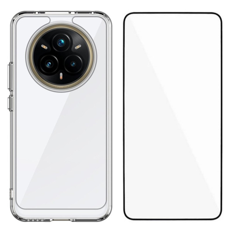 Realme 14 Pro Plus 5G Clear Case met gehard glas screenprotector