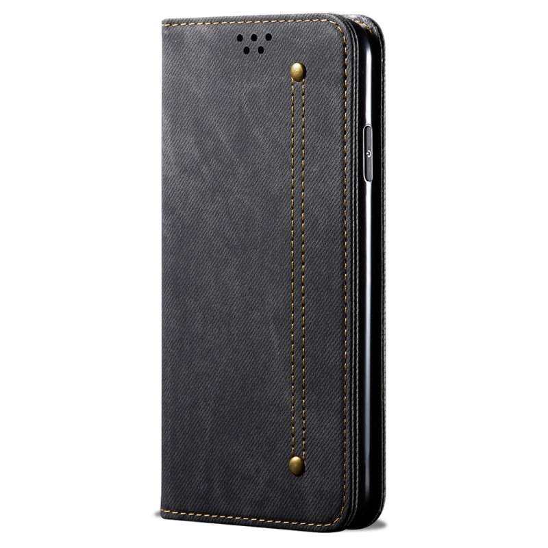 Flip cover Realme Note 60X / C63 / C61 Jeans stof
