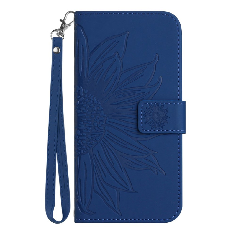 Honor X8b zonnebloem print sleutelkoord etui