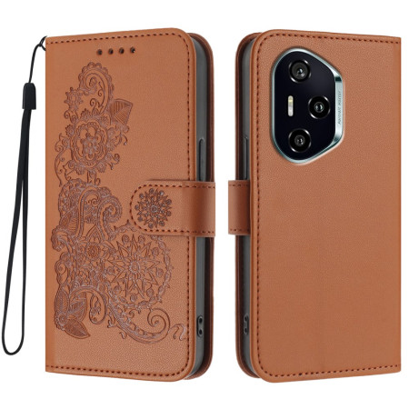 Honor 400 etui met bloemen...