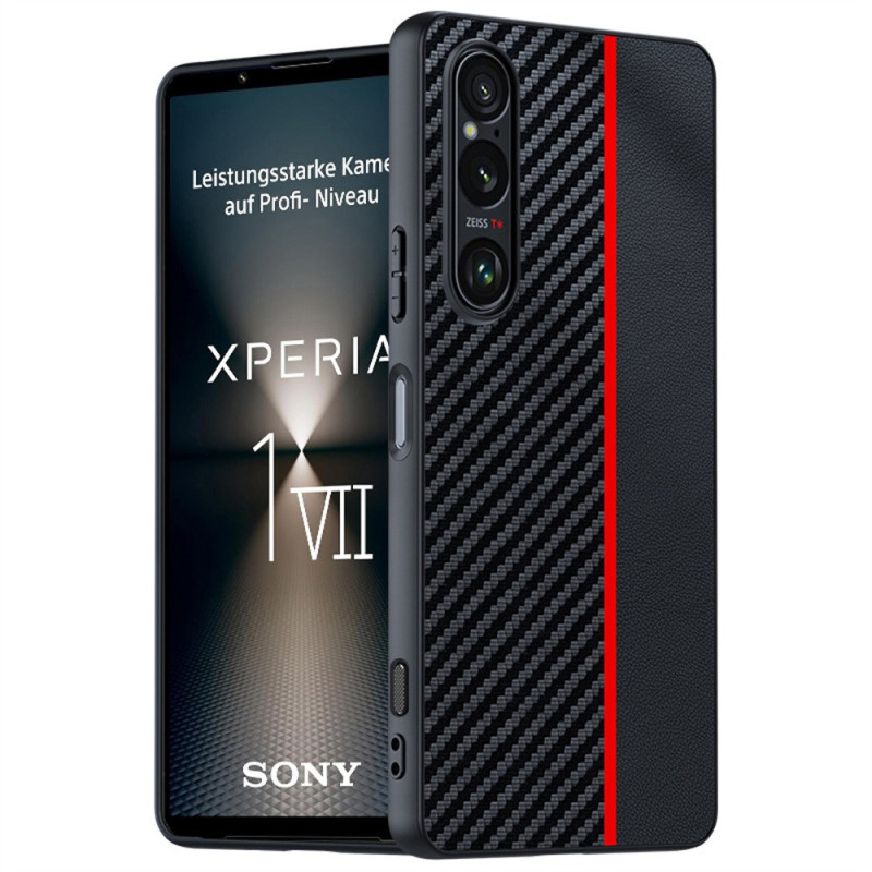 Sony Xperia 1 VII hoesje van koolstofvezel