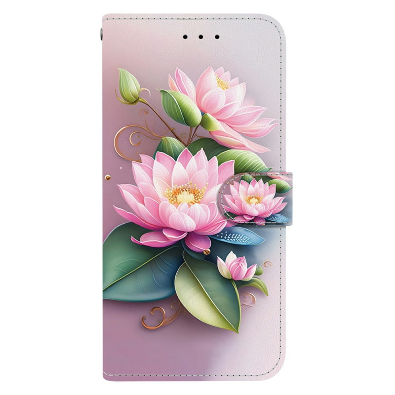 Hoesje Motorola Edge 60 / 60 Fusion Lotus patroon