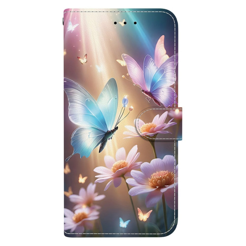 Hoesje Motorola Edge 60 / 60 Fusion Vlinders en Bloemen