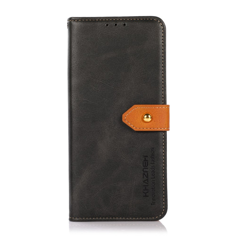Hoesje Motorola Edge 60 / 60 Fusion Gouden Gesp KHAZNEH