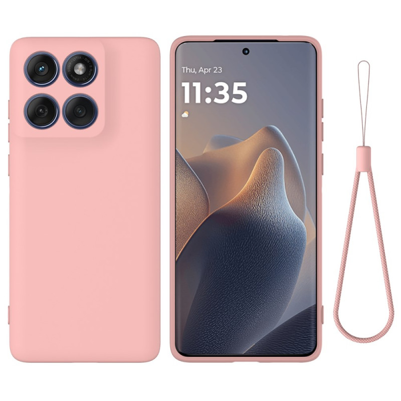 Cover Motorola Edge 60 / 60 Fusion Vloeibaar Silicone Koord