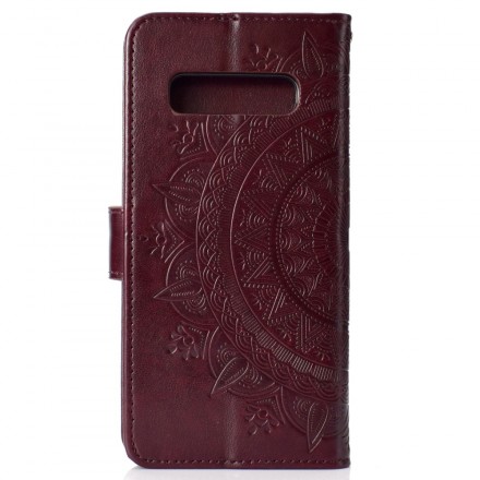 Samsung Galaxy S10 Plus Hoesje Mandala Zon Samsung Galaxy S10 Plus Hoesje Mandala Zon