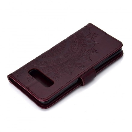 Samsung Galaxy S10 Plus Hoesje Mandala Zon Samsung Galaxy S10 Plus Hoesje Mandala Zon