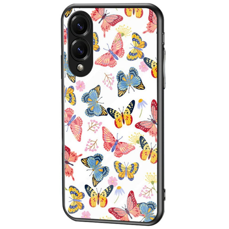 Samsung Galaxy S25 Edge Gehard Glas Hoesje Vlinders