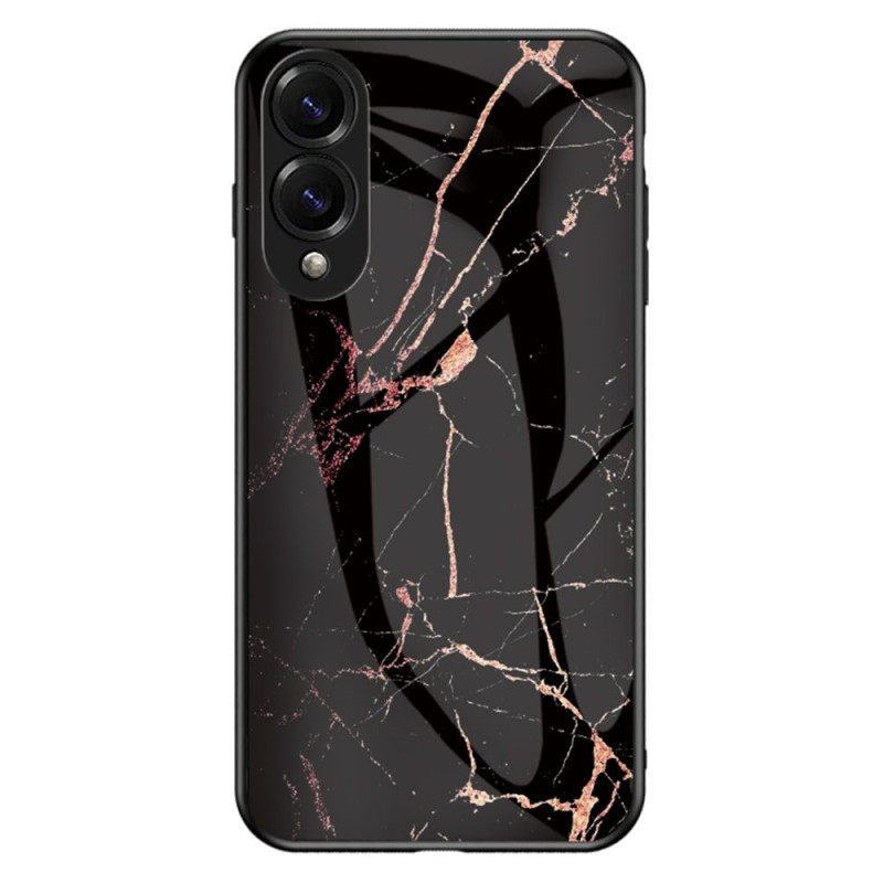 Samsung Galaxy S25 Edge Behuizing van gehard glas Marmer