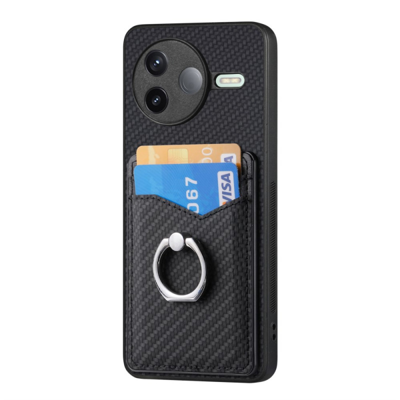 Poco F7 Pro 5G Koolstofvezel Hoesje Ring-Rotary
